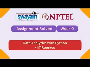 Data Analytics with Python Week 0 || NPTEL ANSWERS 2026 #nptel #nptel2026 #myswayam