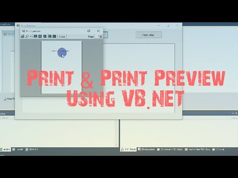 Print and Print Preview in VB.NET | How to create Print and Print Preview in VB.NET