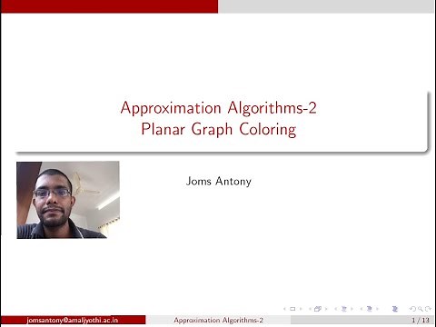 Approximation Algorithms 2 - Planar Graph Coloring