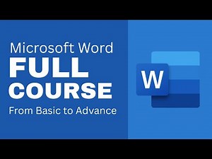 Microsoft Word 365 Full Course – Complete Tutorial for Beginners to Advanced