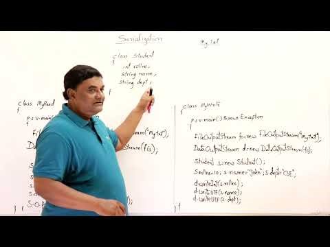 Lecture 23.9 : Serialization in Java | Object & Data Streams [Abdul Bari] Java Course