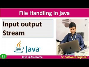 Input and Output Stream in java