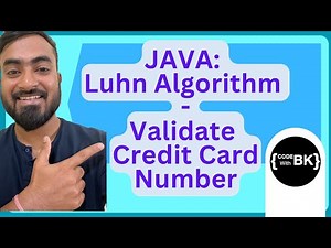 Java Program: Luhn Algorithm to Validate Credit Card Number