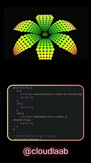 Flower Animation | CSS + JavaScript Tutorial