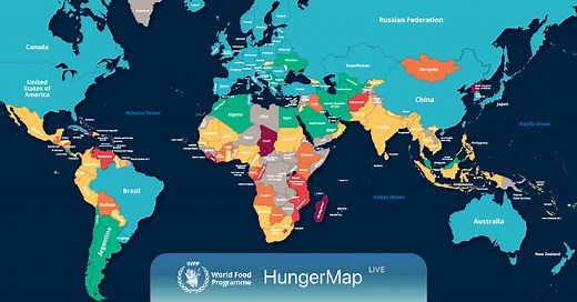 Interactive Map: Tracking World Hunger and Food Insecurity