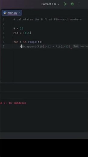 N fibonacci number using python #coding #coding #programming #programming #python #code