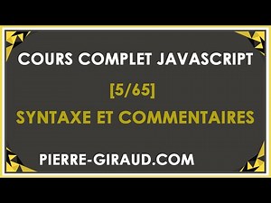 COMPLETE JAVASCRIPT COURSE [5/65] - Syntax, indentation and comments