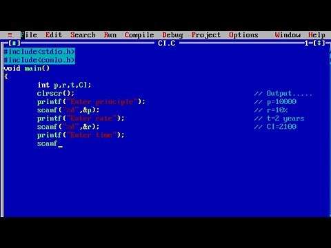 c program to calculate Compound interest | learn Coding