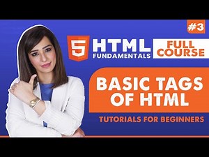 3. Basics Tags of HTML | HTML tutorial for beginners | HTML full course