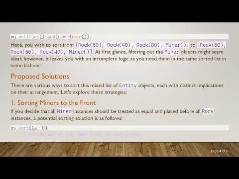 Sorting an ArrayList of Custom Classes in Java: Handling Multiple Types