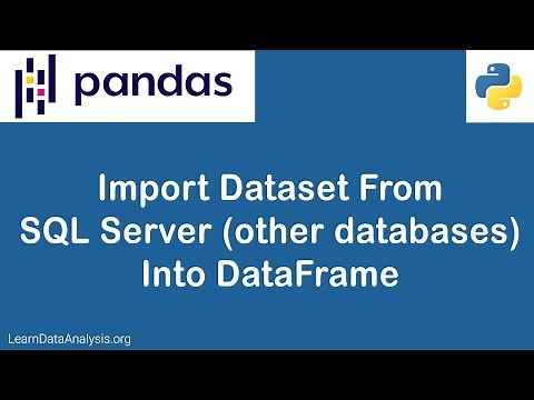 Import data From SQL Server into a DataFrame | pandas Tutorial