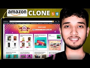 Building Amazon Clone Using HTML,CSS & JavaScript | Step-By-Step Tutorial