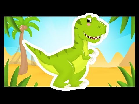 Le Tyrannosaure - La chanson pour les enfants avec les dinosaures - Titounis