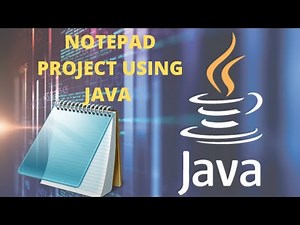 How to Create Notepad in Java | Notepad Project in java|java project with source code|Amit Tutorial