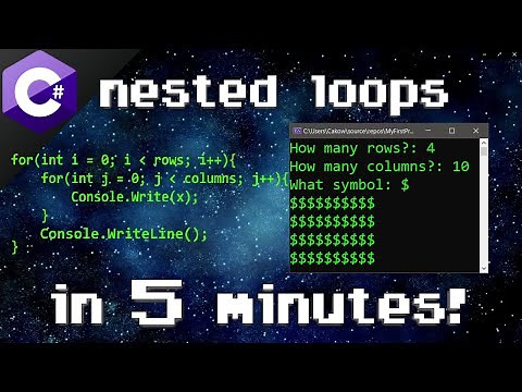 C# nested loops ➿