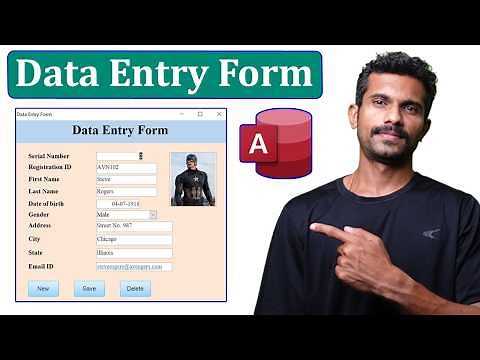 How to create a Data Entry Form in Microsoft Access