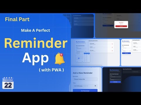 Build a Smart Reminder & Alarm App in JavaScript | Full Project