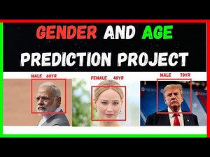 Gender and Age Detection using CNN, Python, Keras | Deep Learning Project