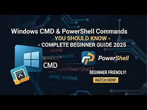 Windows Scripting - Windows CMD & PowerShell Commands You Should Know - Complete Beginner Guide 2025