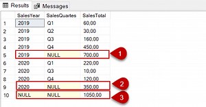 How to calculate Subtotals in SQL Queries