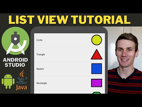 List View App Android Studio Tutorial Using Custom Adapter
