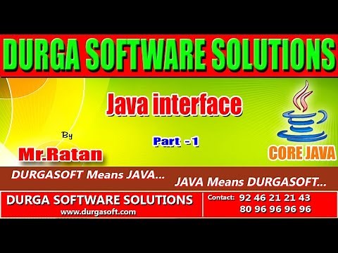 Core Java || Interface Part - 1