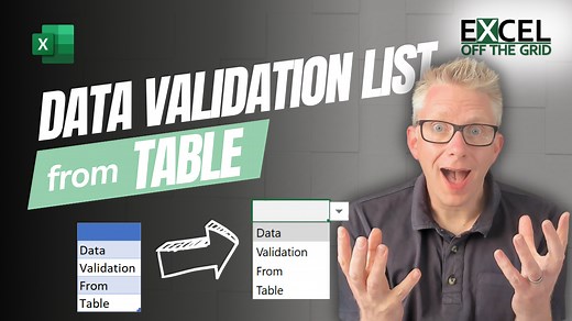 How to use Excel Table within a data validation list (4 easy ways)