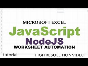 Excel Macros with JavaScript & Node JS - Read Excel File to JSON, Modify & Write Back to Excel