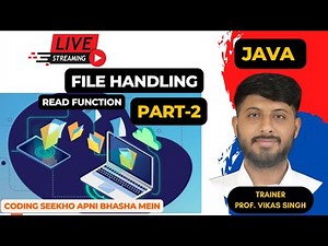 File Handling in Java Using BufferedReader | Read Function In Java | Java Tutorial | Part - 2