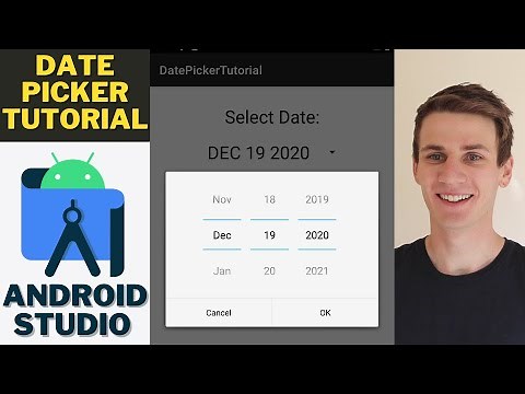 Pop Up Date Picker Android Studio Tutorial