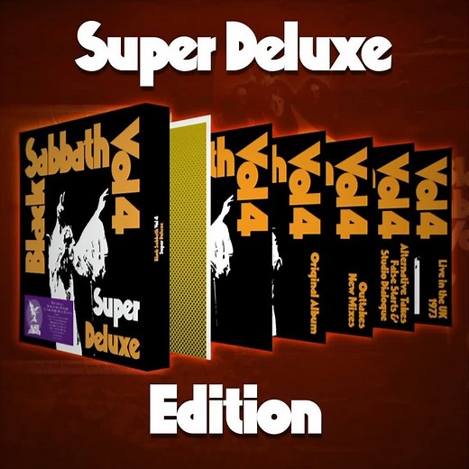 Take a look inside the new Vol.4 - Super Deluxe Edition! Featuring a newly remastered album & 20 unreleased recordings Includes extensive book w/ liner notes, quotes, rare photos and poster Available Now: https://blacksabbathband.lnk.to/Vol4FA | Black Sabbath