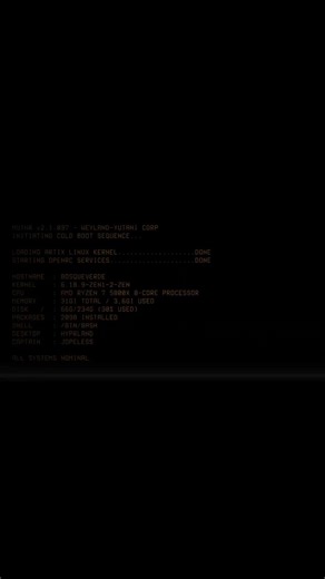 Alien boot on Artix Linux - Hyperland