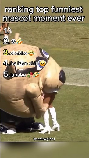 ranking top funniest mascot moment ever #mascot #ranking