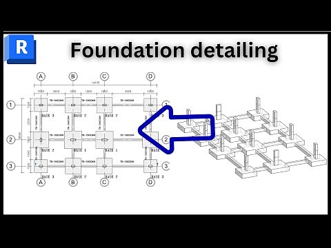Structural Foundation Plan in Revit