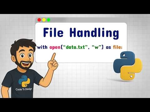 Python File Handling Explained | Save Data Permanently