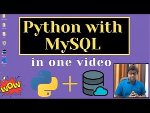 Python with MySQL database in one video with Project