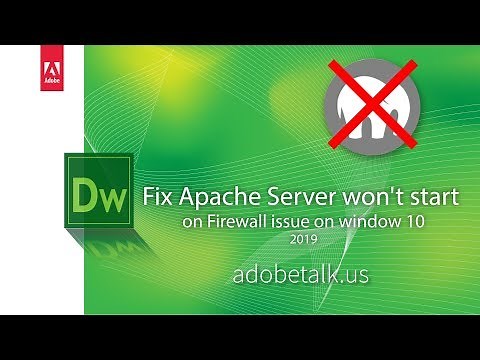 Fix Apache Server won't start on Firewall issue on window 10