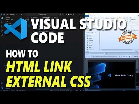 How To Link External CSS To Visual Studio Code HTML