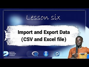 How to Import CSV Files & Export Data to Excel in R | RStudio Tutorial (Part 1)
