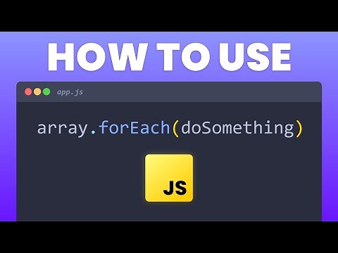 ForEach Loop Explained in 4 Minutes (JS Tutorial)
