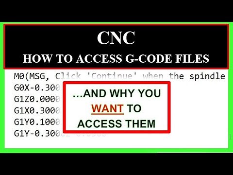 CNC Machines - What Is G-code, Why You Want To Know & How To Access G Code Programs - Garrett Fromme