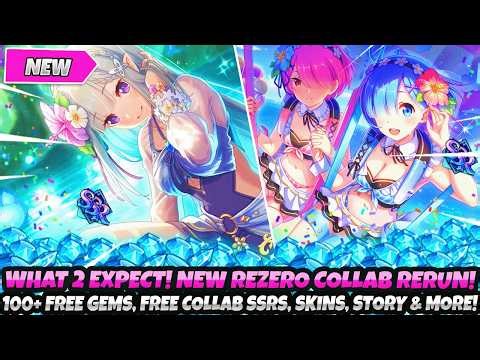 *GET EXCITED!* Free Gems, Collab SSRs & Multis! Skins!? What To Expect From Re:Zero (7DS Grand Cross