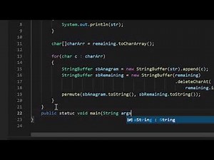 Anagrams (permutations) of a string in Java using recursion & HashSet