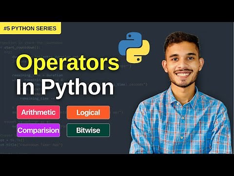 Operators In Python | Python Tutorial For Beginners | From Basic To Advanced