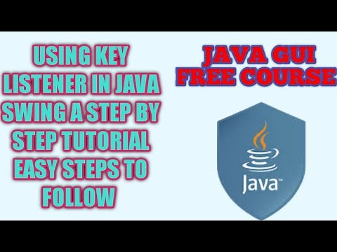 Java KeyListener | How to add Key Listener in Java | Adding KeyListener in Java Swing | Java GUI