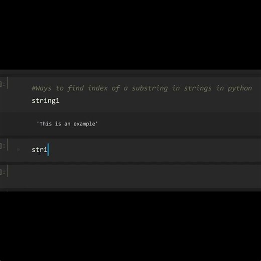 Find Index of SubString in String in Python | CodeWithFaiz
