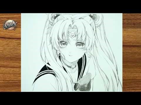 How to Draw Sailor Moon Step by Step || Sailor Moon Drawing || Easy Anime Art