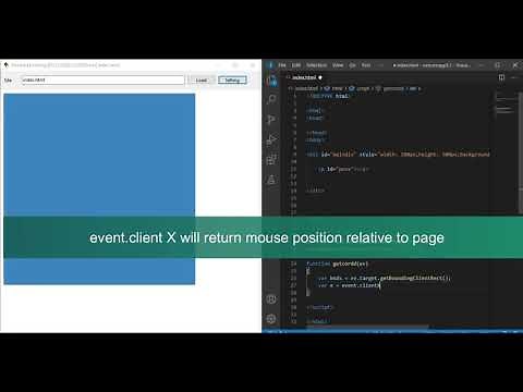 JavaScript - Get mouse position relative to div or element.