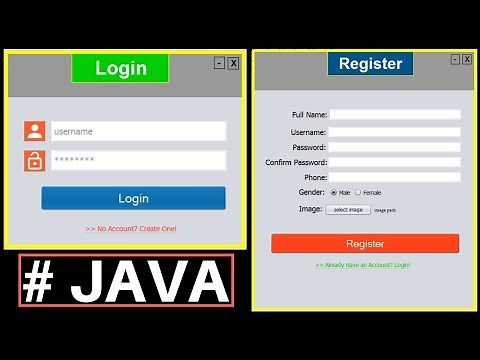 Java Project Tutorial - Make Login and Register Form Step by Step Using NetBeans And MySQL Database