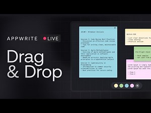 Building draggable elements with Javascript & Sticky Notes app